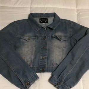 THRILL stone washed jean jacket